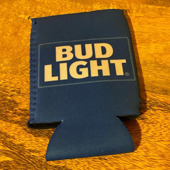 Bud Light Blue and White Beer Koozie - Picture 3 of 4